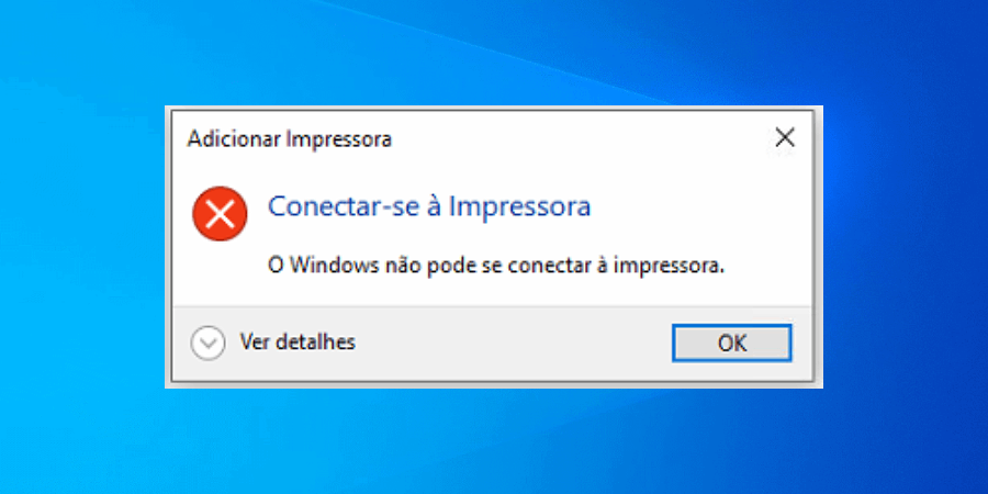 Erro windows impressora