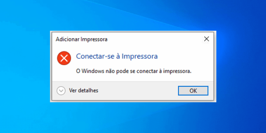 Acesso negado ao conectar na impressora