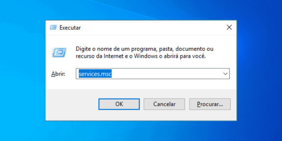 Comando Executar no Windows