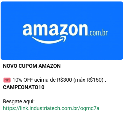 cupomAmazon